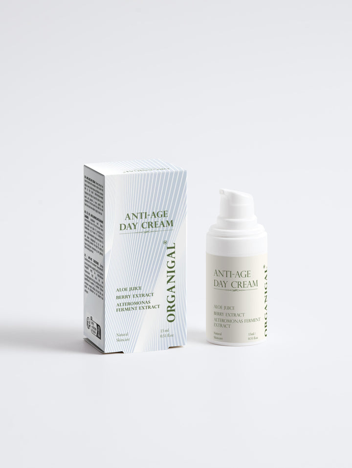 Organigal Anti-Age Day Cream 15ml – smoothing daily moisturizer for firm, youthful-looking skin