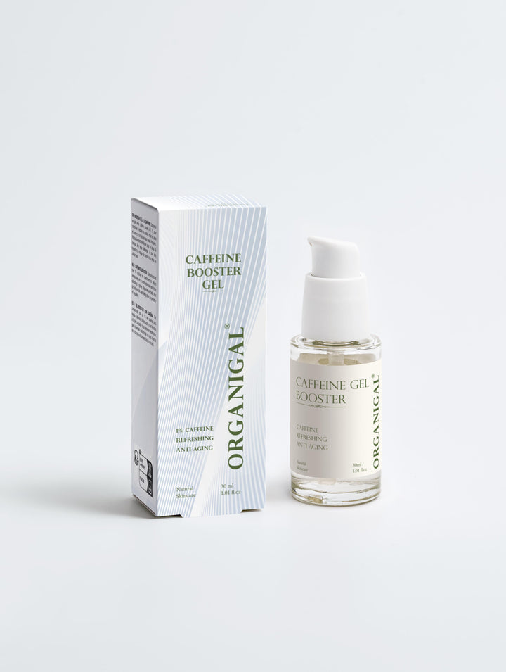 Organigal Caffeine Gel Booster 30ml – energizing gel to reduce puffiness and awaken tired skin