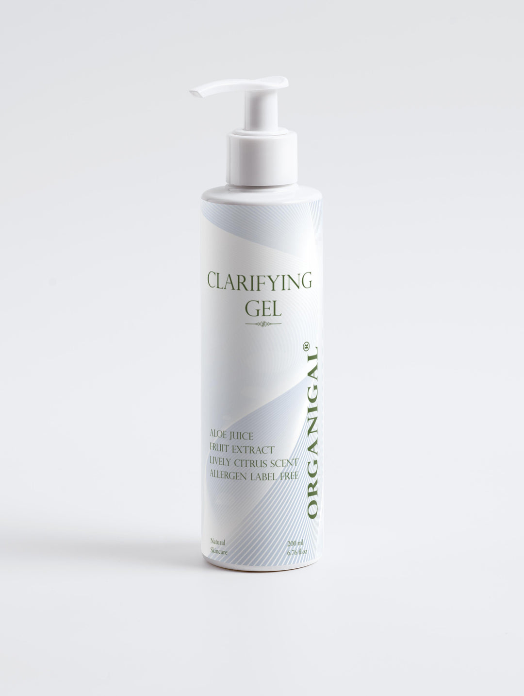 Organigal Clear Complexion Collection – complete skincare clarifying gel bottle