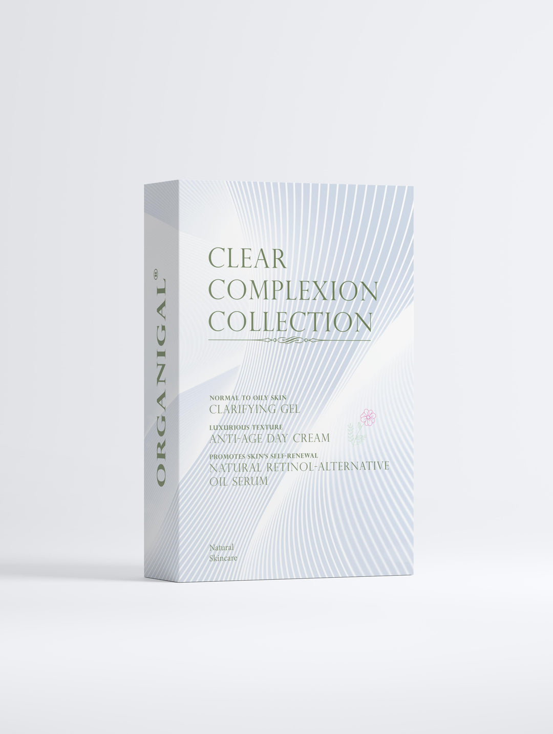 Organigal Clear Complexion Collection – complete skincare set for balanced, nourished, and clarified skin