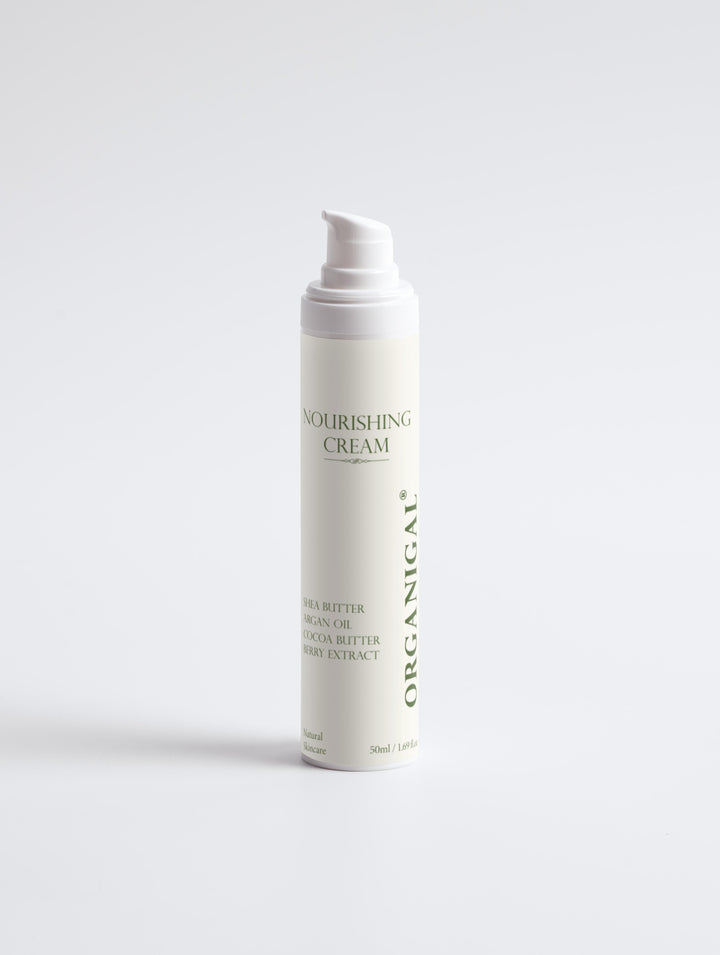 Organigal Deep Moisture Collection – natural skincare nourishing cream bottle