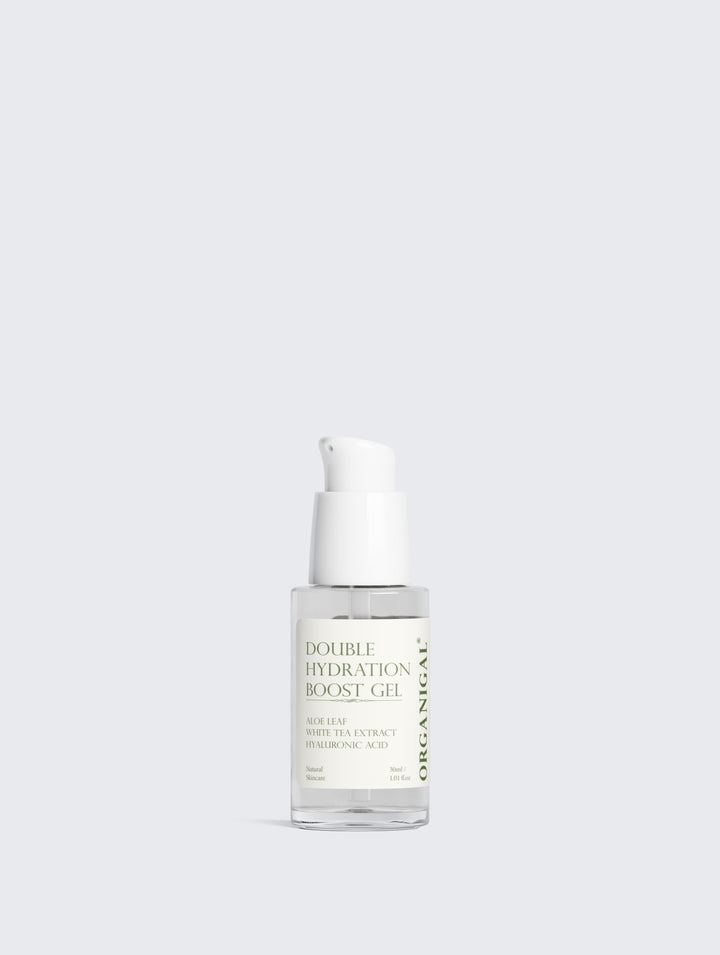 Organigal Ultimate Renewal Collection – complete natural skincare boost gel bottle